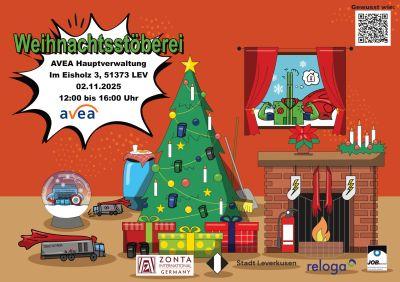 Weihnachtstöberei bei der AVEA: "Tauschen statt Wegwerfen" für Christbaumschmuck und Weihnachtsdekoration. Rahmenprogramm für Groß Bild