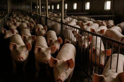 Leiden für Leistung: Tierversuche in der Landwirtschaft (© Quelle: KI-generiert (erstellt mit OpenAI / ChatGPT)) Bild
